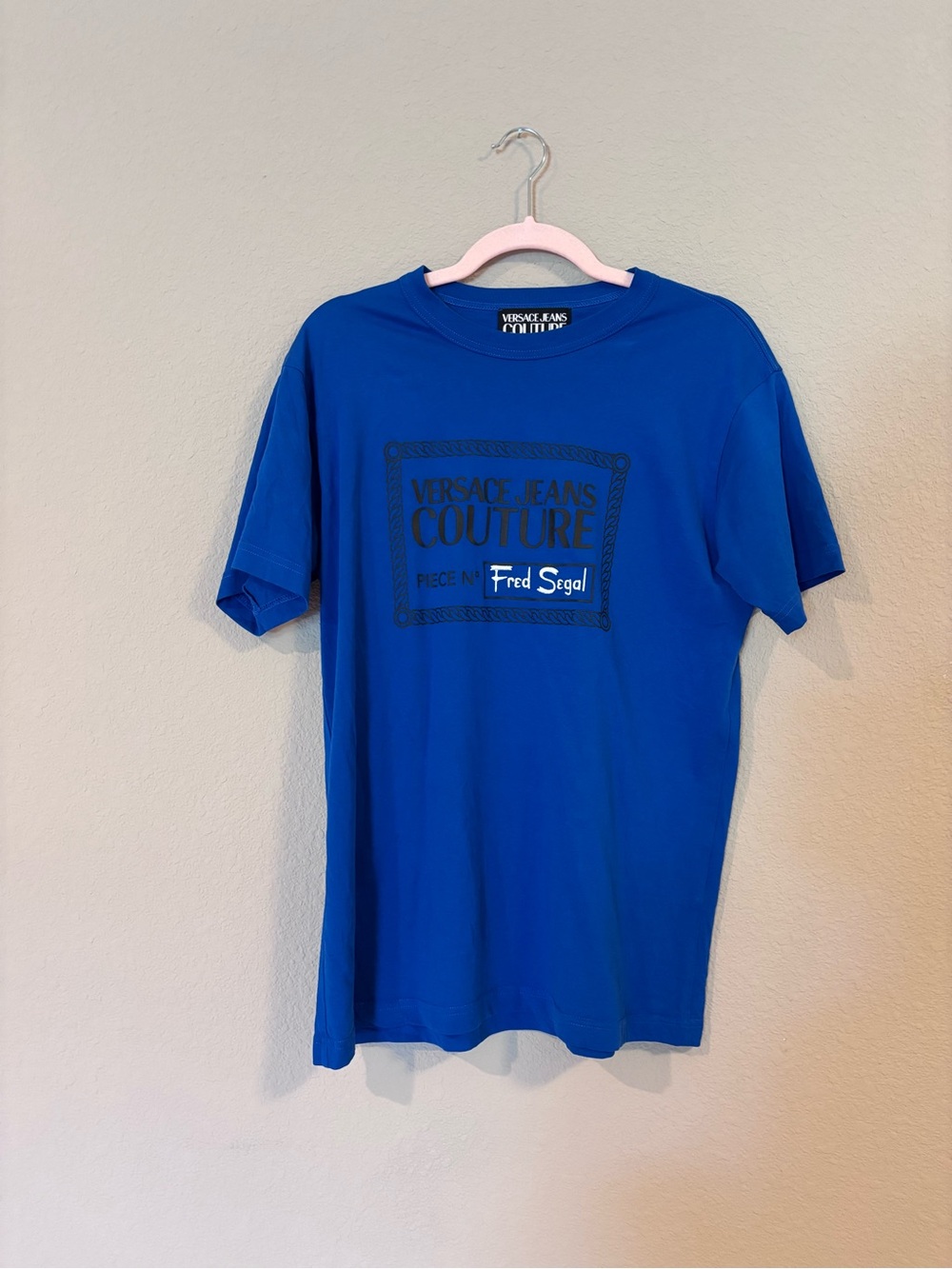 Versace Jeans Collection Men’s Royal Blue Logo Tee